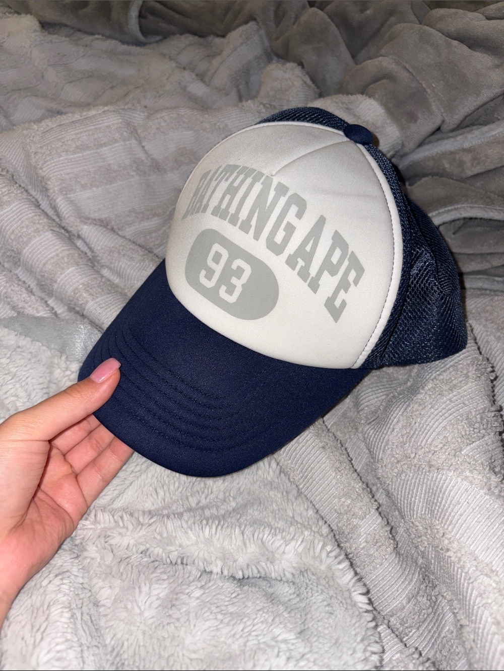 BAPE trucker cap